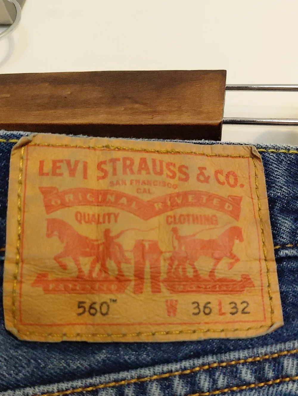 Levi's Dark Blue Men's Jeans, W36 L32
